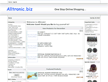 Tablet Screenshot of alltronic.biz